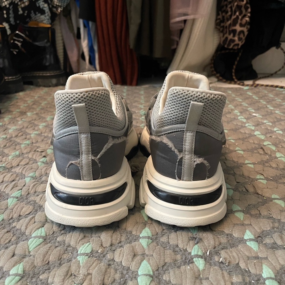 Dior Women's Gray Sneakers size 10.5 - Picture 6 of 8
